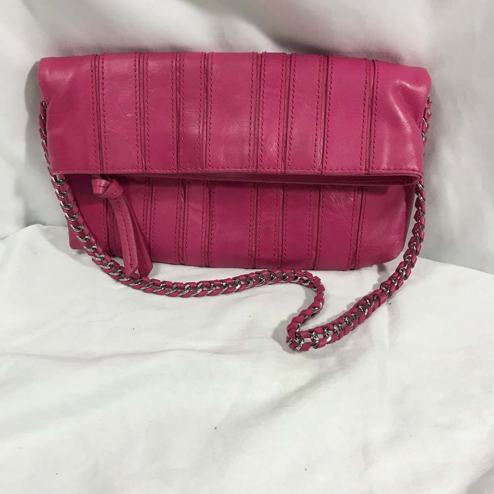 Banana Republic Pink Leather Shoulder Bag